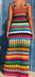 Irene Long Rainbow Dress Crochet on internet