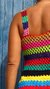 Irene Long Rainbow Dress Crochet - Li Morais Crochet - Roupas em Crochê
