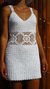Vestido Irene Branco Curto 1 Crochê