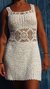 Vestido Irene Cru Curto 2 Crochê