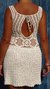 Vestido Irene Cru Curto 2 Crochê na internet