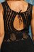 Vestido Irene Preto Curto 2 Crochê na internet