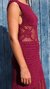 Vestido Irene Vinho Longo 2 Crochê - comprar online