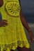 Vestido Maia Amarelo Crochê