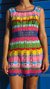 Vestido Kate Arco-Íris 3 Crochê