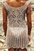 Vestido Val Cinza Crochê - comprar online