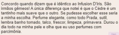 DECANTÃO - Infusion D' Íris Cedre Eau de Parfum - PRADA na internet