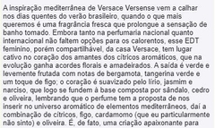 DECANT - Versense Eau de Toilette - VERSACE - loja online
