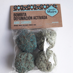 BOMBITA DEFUMACIÓN ACTIVADA SAGRADA MADRE PACK X 4 UNIDADES - Holístico Natural