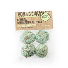 Imagen de BOMBITA DEFUMACIÓN ACTIVADA SAGRADA MADRE PACK X 4 UNIDADES