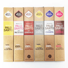 Sahumerios naturales de Palo Santo con Incienso Caja 8 unidades Sagrada Madre en internet