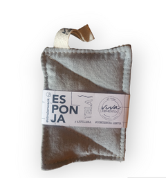 ESPONJA DE TELA MATELASSÉ LISA CELESTE ECO FRIENDLY