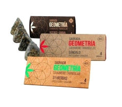 SAHUMERIO TRIANGULAR GEOMETRÍA SAGRADA MADRE 4 UNIDADES - comprar online