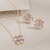 CONJUNTO TREVO ROXO - comprar online