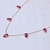 COLAR 5 GOTAS ROSA ESPAÇADAS - comprar online