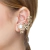 BRINCO EARCUFF FOLHAS VAZADAS COM PÉROLA - comprar online