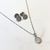 CONJUNTO GOTA CRAVEJADA PRATEADO na internet