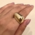 ANEL METAL LISO COM DETALHES na internet