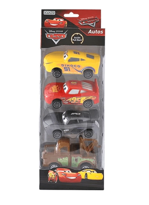 Cars Pull Back x4