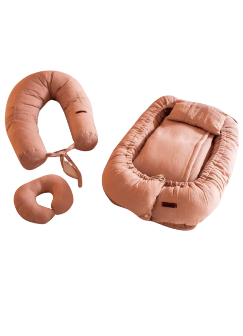 Set de 5 piezas mamá & bebé tussor Las Floritas