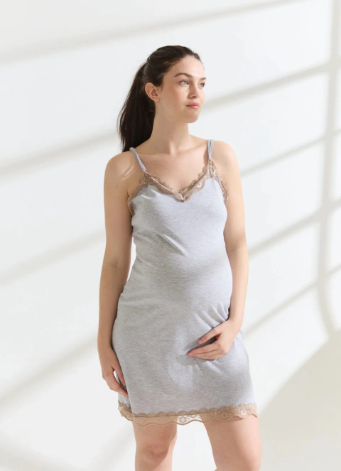 Camison silencio jersey gris T1 Venga madre