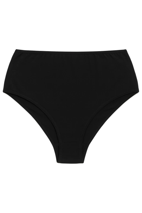 Bombacha vedetina alta negra talel L outlet - comprar online