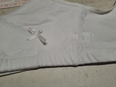 corpiño nina blanco Talle 100 outlet - comprar online