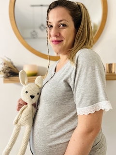 Camisón Amelie estilo camisero - comprar online