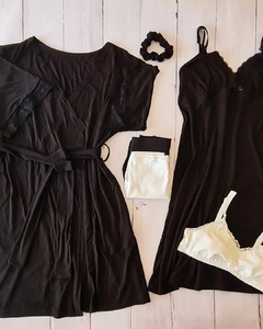 Set HINDA Express Negro con Lencería
