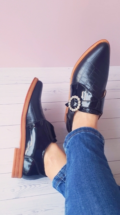 Mocasín Selene Negro - comprar online