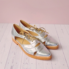 Mocasín Santino Plateado - comprar online