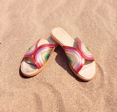 Sandalias Rainbow metalizadas - comprar online
