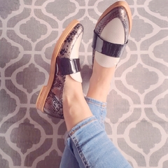 Chatita Maitena Reptil Gris oscuro - comprar online