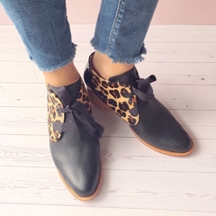 Botita Noe Negra & print - comprar online