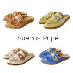 Zueco Pupe Suela y Rosé en internet
