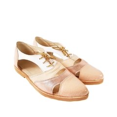 Mocasín Santino Nude y Rosé