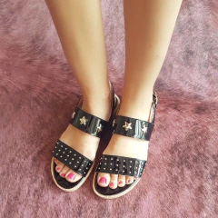 Sandalias Jane Negra