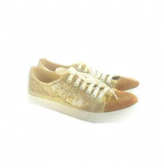 Zapatillas Olivia Reptil dorado
