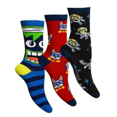 3 Pares Medias Estampadas Juveniles Floyd - tienda online