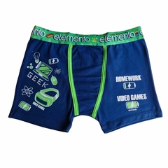 Boxer Juvenil Estampado Elemento en internet