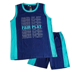 Imagen de Pijama Infantil Remera Y Short Gamer