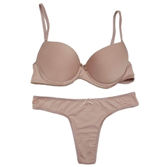 Conjunto Corpiño taza soft Microfibra Colaless Lody