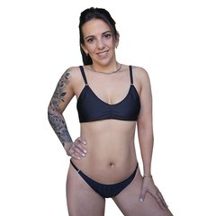 Bikini Top fruncido con vedetina regulables - comprar online