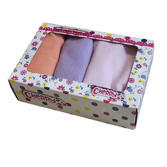 Pack en caja 3 bombachas lisas de nena - comprar online