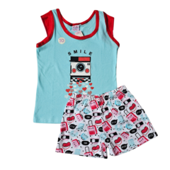 Pijama de nena de algodón Cámara - comprar online