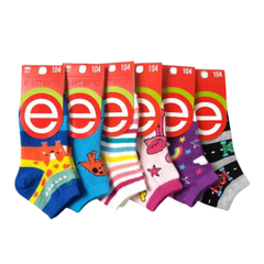 3 Pares de soquetes estampados juvenil Elemento