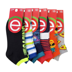 3 Pares de soquetes estampados juvenil Elemento - comprar online