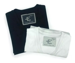 2 Remeras manga corta cuello V Eyelit