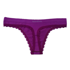 Bombacha Colaless seamless con Puntilla - comprar online