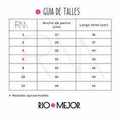 Remera Infantil Con Protección Solar Filtro UV Estampada - Rio Mejor